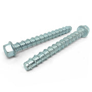 3/4x6-1/4" Tapking Heavy Duty Hex Washer Concrete Screws Zinc